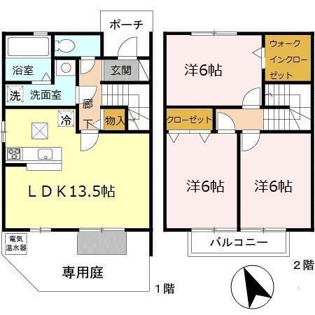 アンジ榮　C棟（3） 間取り図画像