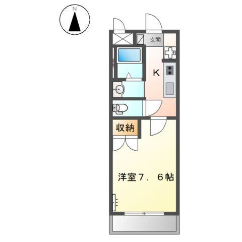 キュートビル　スカイラブ 間取り図画像