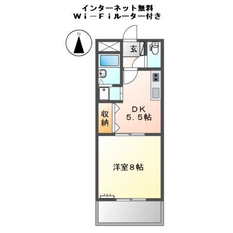 ラフィーヌ上野田 間取り図画像