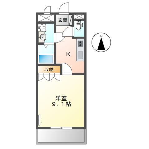 レインボーパレスⅠ 間取り図画像
