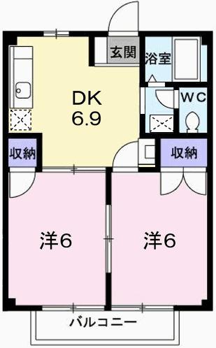 サンシャイン堂本（103） 間取り図画像