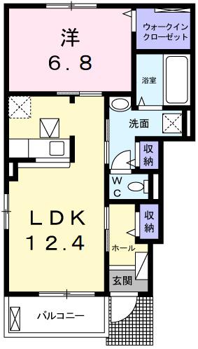 アイビー・ロードⅡ（101） 間取り図画像