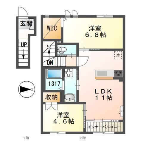  間取り図写真