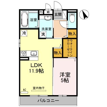 THE RESIDENCE 姫路神屋町（306） 間取り図画像