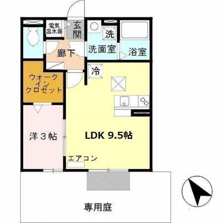サントゥール ミディ（101） 間取り図画像