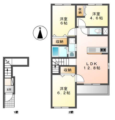 プログレスⅡ 間取り図画像