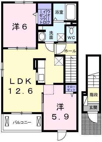サンリット（201） 間取り図画像