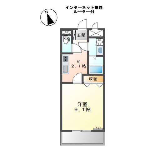 グランディー 間取り図画像