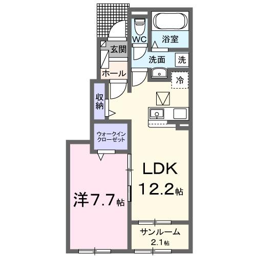 カミーノクラントーノ　ドゥーエ（103） 間取り図画像