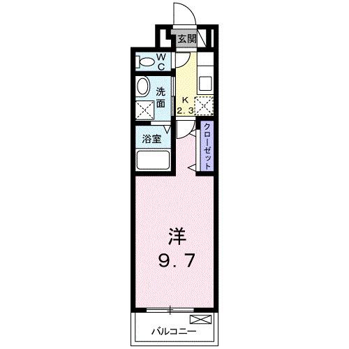 アリュール（203） 間取り図画像