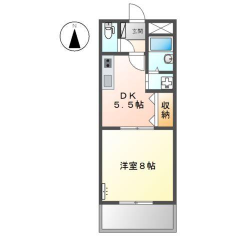 ラフィーヌ上野田 間取り図画像
