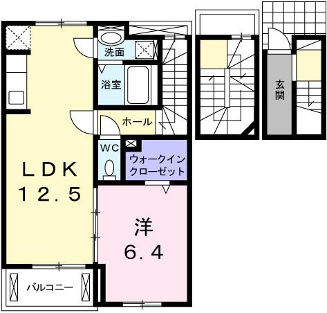 フェリシア御立（302） 間取り図画像