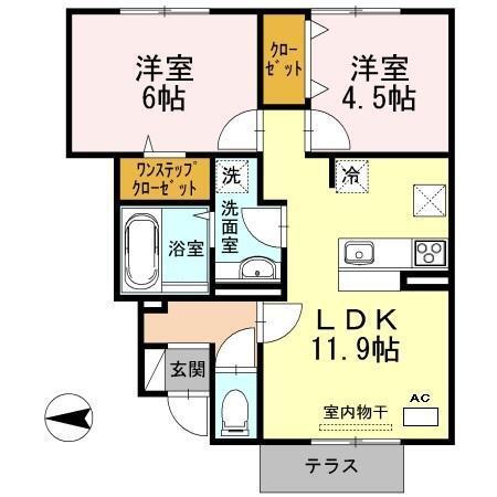 ルースコンフォール（102） 間取り図画像