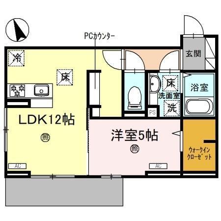 D-PLACE駅南大路（103） 間取り図画像
