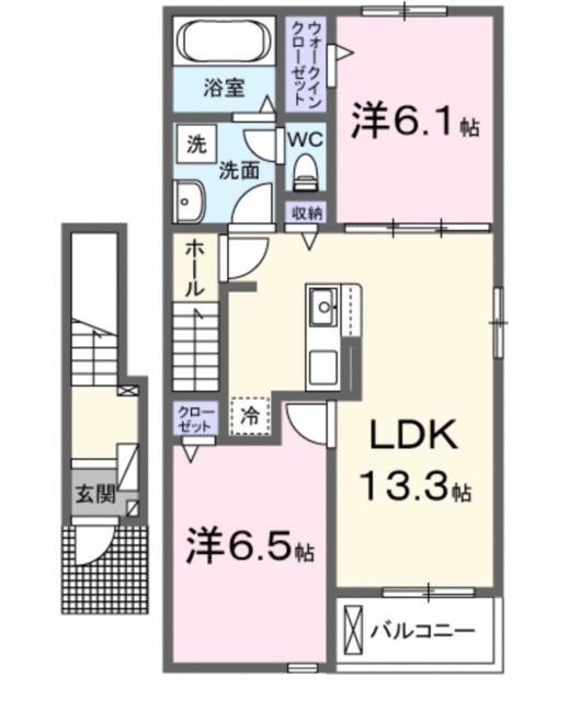 ハウオリエカヒ（205） 間取り図画像