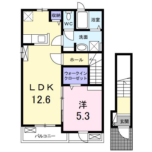 シーズンテラス太子（201） 間取り図画像