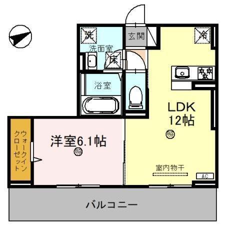 D-PLACE城西（101） 間取り図画像