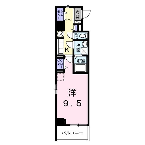 ザ　ベース東姫路（408） 間取り図画像