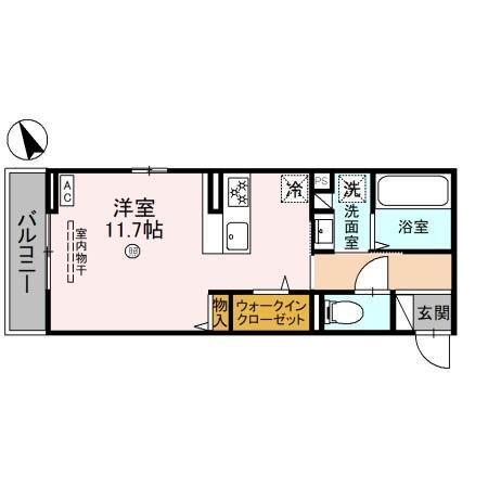 D-PLACE神田町（302） 間取り図画像