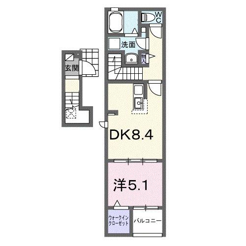 プラシード（204） 間取り図画像
