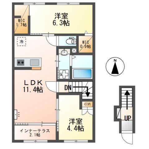 レスポワール 間取り図画像