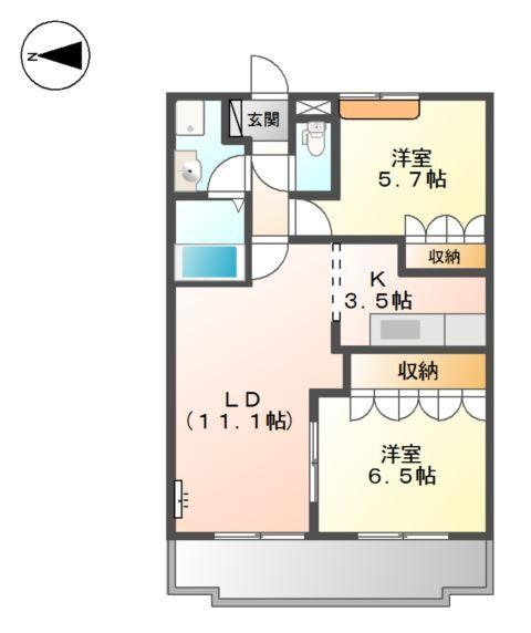 パークアヴェニュー 間取り図画像