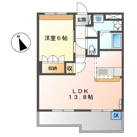 エスポア２１ 間取り図画像