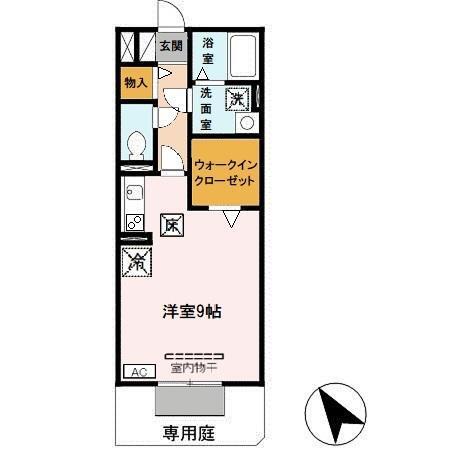 アクセスＧ（101） 間取り図画像