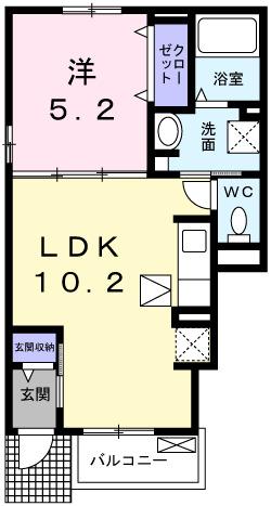 ハッピーハウス（101） 間取り図画像