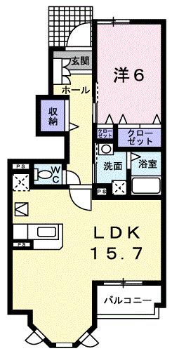 スタービレ（101） 間取り図画像