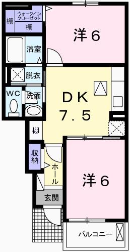 メゾン・ド・キャッスル赤穂（103） 間取り図画像