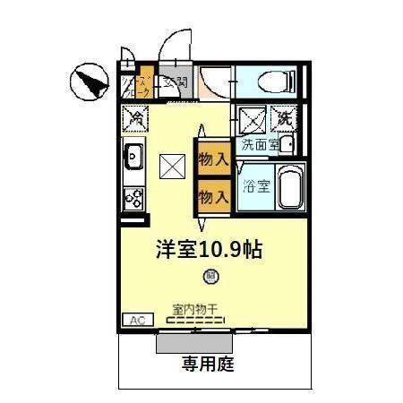 セジュール天満（103） 間取り図画像