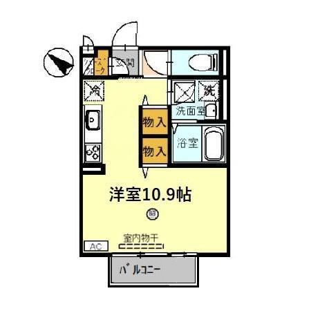 セジュール天満（202） 間取り図画像