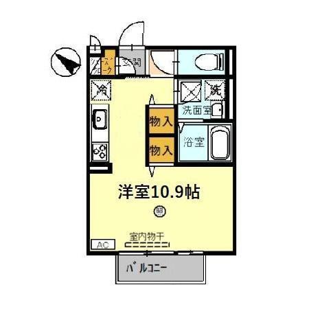 セジュール天満（205） 間取り図画像