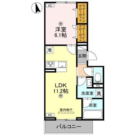 D's阿保（202） 間取り図画像
