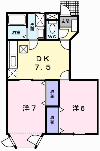 ル・クプル　フェリーチェ（103） 間取り図画像