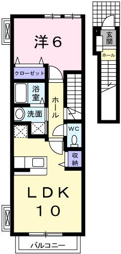 ブリーゼ（201） 間取り図画像