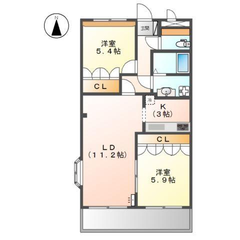 グランドールＡ 間取り図画像