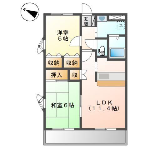 リブ・ヒルズ 間取り図画像