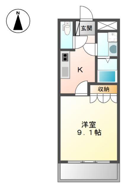 コーラル　ガーデン 間取り図画像
