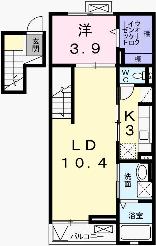 グランアウローラⅧ（402） 間取り図画像