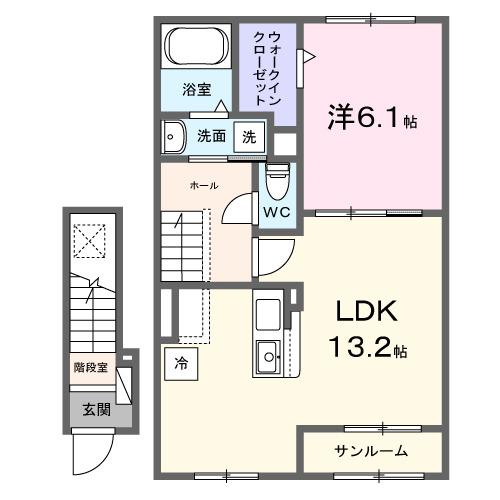 サントーク　ヌーヴォー（204） 間取り図画像