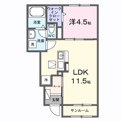 サントーク　ヌーヴォー（105） 間取り図画像