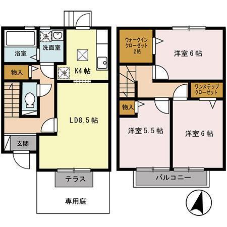 エクセレント（A） 間取り図画像