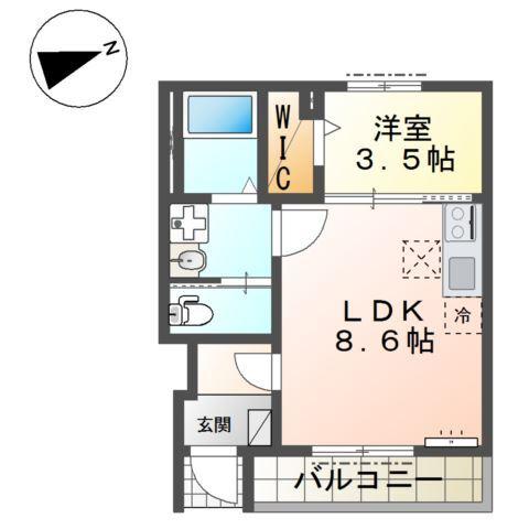 アヴェリア 間取り図画像