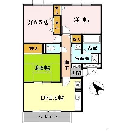 アゼリア２１（201） 間取り図画像