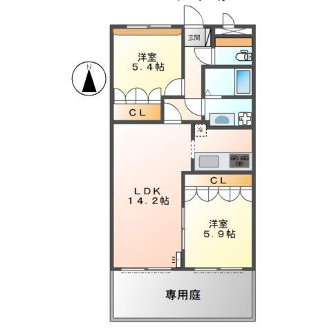 グランドールＡ 間取り図画像