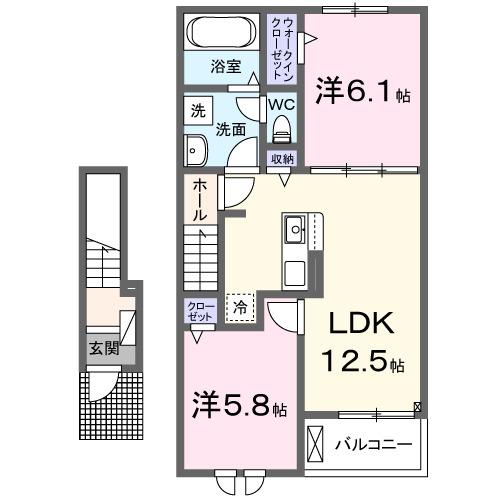 セレノ・ビエント（202） 間取り図画像