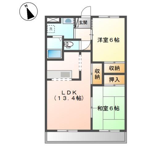 ミィーティア 間取り図画像