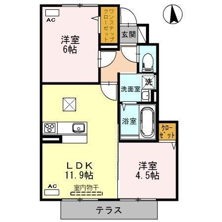 エコールＫⅡ（102） 間取り図画像